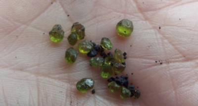 Peridot - Olivine - Kilauea - credit US Military New