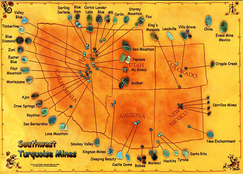 #Southwest-USA-#Turquoise-#Mines-#Arizona