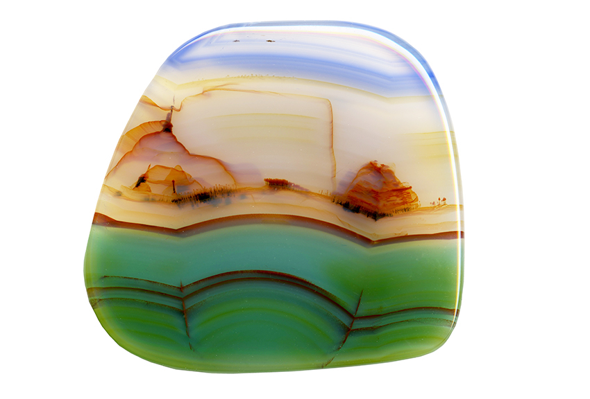 Agate paysage 33.26ct