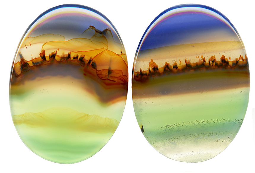 Agate paysage 23.32ct