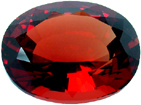 Andésine rouge certifiée 11.38ct