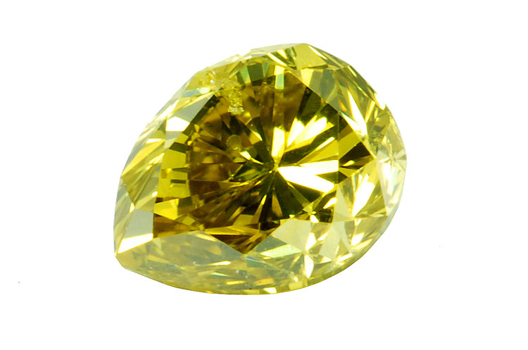 Diamant jaune-vert