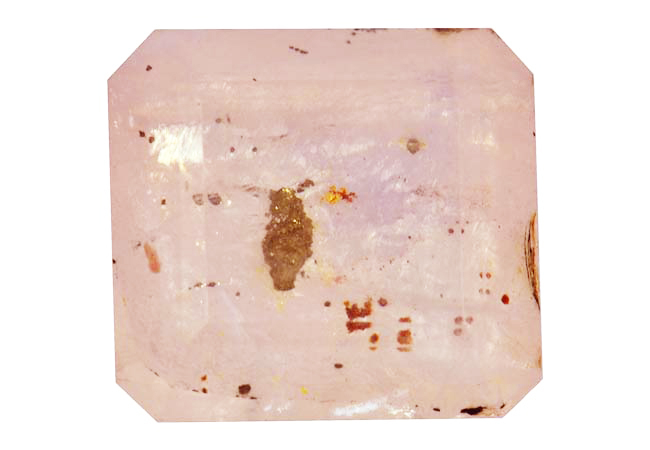 Quartz rose à pyrite 8.25ct