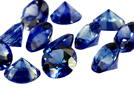 Saphir bleu rond 1.70mm