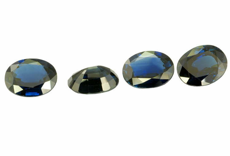 Saphir (bleu thaïlande), 6,00 x 6,00 mm, Coeur, Facetté
