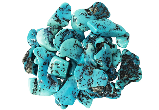 Turquoise Sonara- pierre roulée