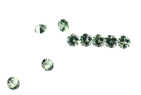 #Saphir#Sapphire#green#round#DiamondCut#サファイア.j