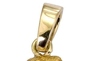 Bélière (anneau De Suspension) En Or 18 Carats - Référence 480, Diamètre 1/3/8", Occasion
