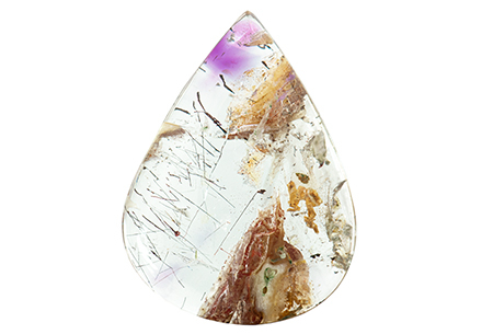 #quartz #inclusion #limonite #18.99ct #poire