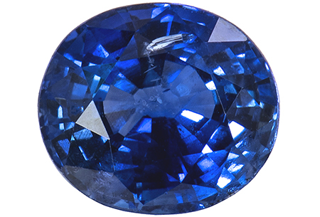 Saphir bleu 0.71ct