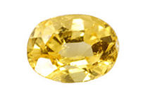 saphir jaune  Yellow sapphire 0.43ct