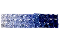 Saphir bleu 2.5x2.5mm