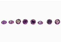Saphir violet  (rond-calibré) 1.9mm