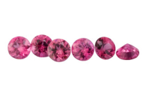 Spinelle rose intense - hot pink- 1,8mm