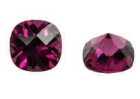 #grenat-#rhodolite-#coussin-#checkerboard-#7x7mm-#collection-#joaillerie-#gemfrance