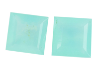 #Opale-bleue-#Opale-de-glace-#carré#6mm