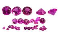 #Saphir-#Sapphire-#fuchsia-#diamond-cut-#eye-Clean - 1.0mm