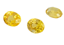 saphir jaune - yellow sapphire Sri Lanka