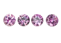0.06 cts SAPHIR ROSE . 2 MM. IF - VVS1 ( vendu à l'unité