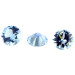#topaze #sky blue #diamond cut #taille brillant #gemfrance #rond 6mm