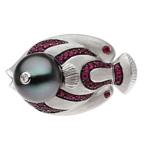 AUTORE-Collection Oceania-pearl-rubies-diamonds