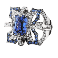 Aurum Spectrum of Color Collection-Sapphire-Diamonds