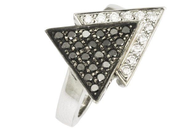 SIKIRDJI Laurent - The Cupidon's arrow - Black and white diamonds