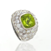 BELPERRON Suzanne-peridot-diamonds-ring