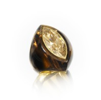BELPERRON Suzanne-smokey quartz-diamond-ring