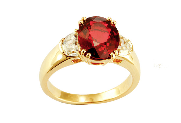 SIKIRDJI Laurent-Burmese spinel-diamonds-ring
