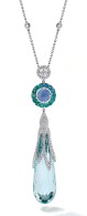 BOODLES-green beryls-diamonds-  Paraiba tourmalines-sapphires