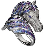 BOUCHERON-diamonds-violet sapphires-Pegasus ring