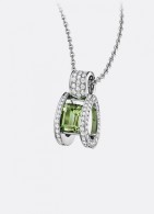 BREGUET-pendant-Reine des Alpes-diamonds-green tourmaline-white gold
