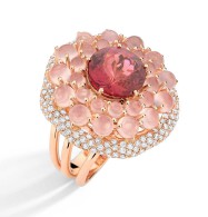 BRUMANI-Tourmaline-pink quartz-diamonds