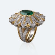 BUCCELLATI-diamonds-emerald-yellow diamonds