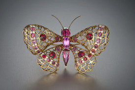 BUZZ & BENARDINE brooch Spinels