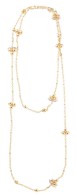 BY FLAVIE-Mini Grappe collection, yellow gold necklace, diamonds (2)