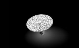 CARNET- diamond rose cut diamond ring