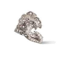 CARREA Y CARREA-Claveles Ring-diamonds