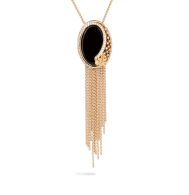CARREA Y CARREA-Sierpes Maxi Necklace-onyx-diamonds
