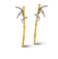 CARREA Y CARREA-Zen Earrings-diamonds