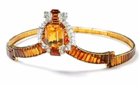 CARTIER-Citrine-Diamond-Tiara made for the coronation of George VI in 1937