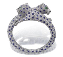 CARTIER-Onyx-emerald-sapphire-diamond-bangle-Panthère