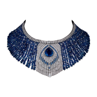 CARTIER- Royal collection, sapphire-diamonds-necklace