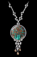 CARTIER-emerald, opal, brown diamonds, diamonds,