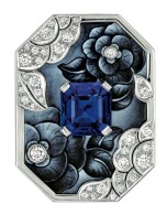 CHANEL-Biennale 2014 creation from Café Society collection-sapphires- diamonds