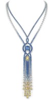 CHAUMET-Lumière d'eau collection-necklace- blue sapphires-yellow sapphires-diamonds