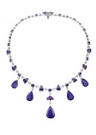 CHOPARD-Red Carpet collection-necklace-tanzanites-amethyst-diamond