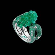 DE GRISOGONO- Collection Melody of Colours-emeralds-diamonds tourmalines Paraiba