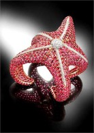 DE GRISOGONO-Starfish bracelet-spinels-diamonds